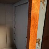 Set of 2 antique open Bookcases