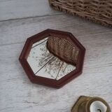 Vintage octagonal mirror