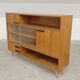 Buffet Vaisselier en bois blond Libena , ex Tchécoslovaquie 1970