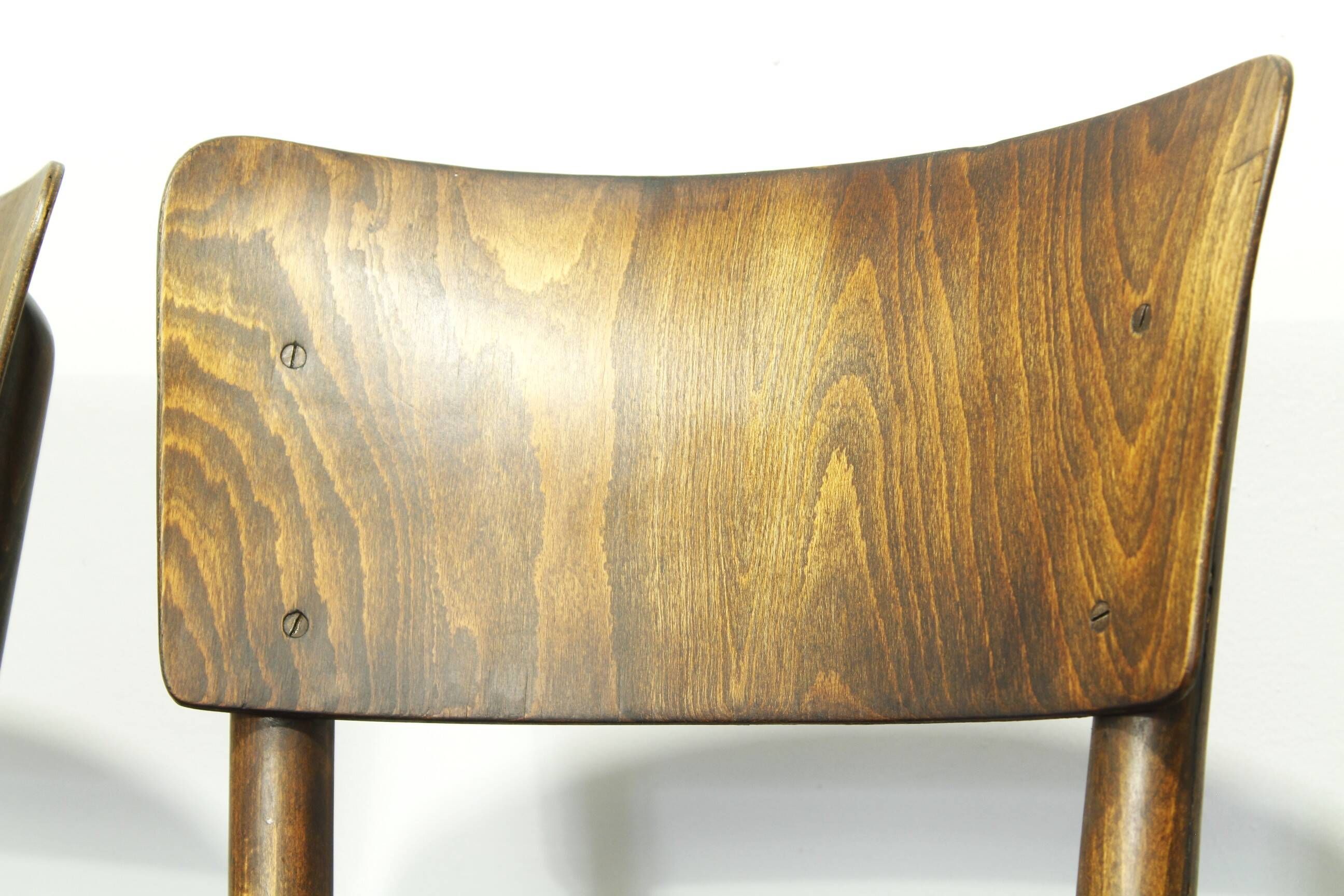 Pub Chairs from Thonet H-48, 1930s, Set of 6