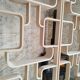 Mid-Century Czech Wall or Room Divider by Ludvik Volak for Drevopodnik Holesov, 1960s, Set of 2