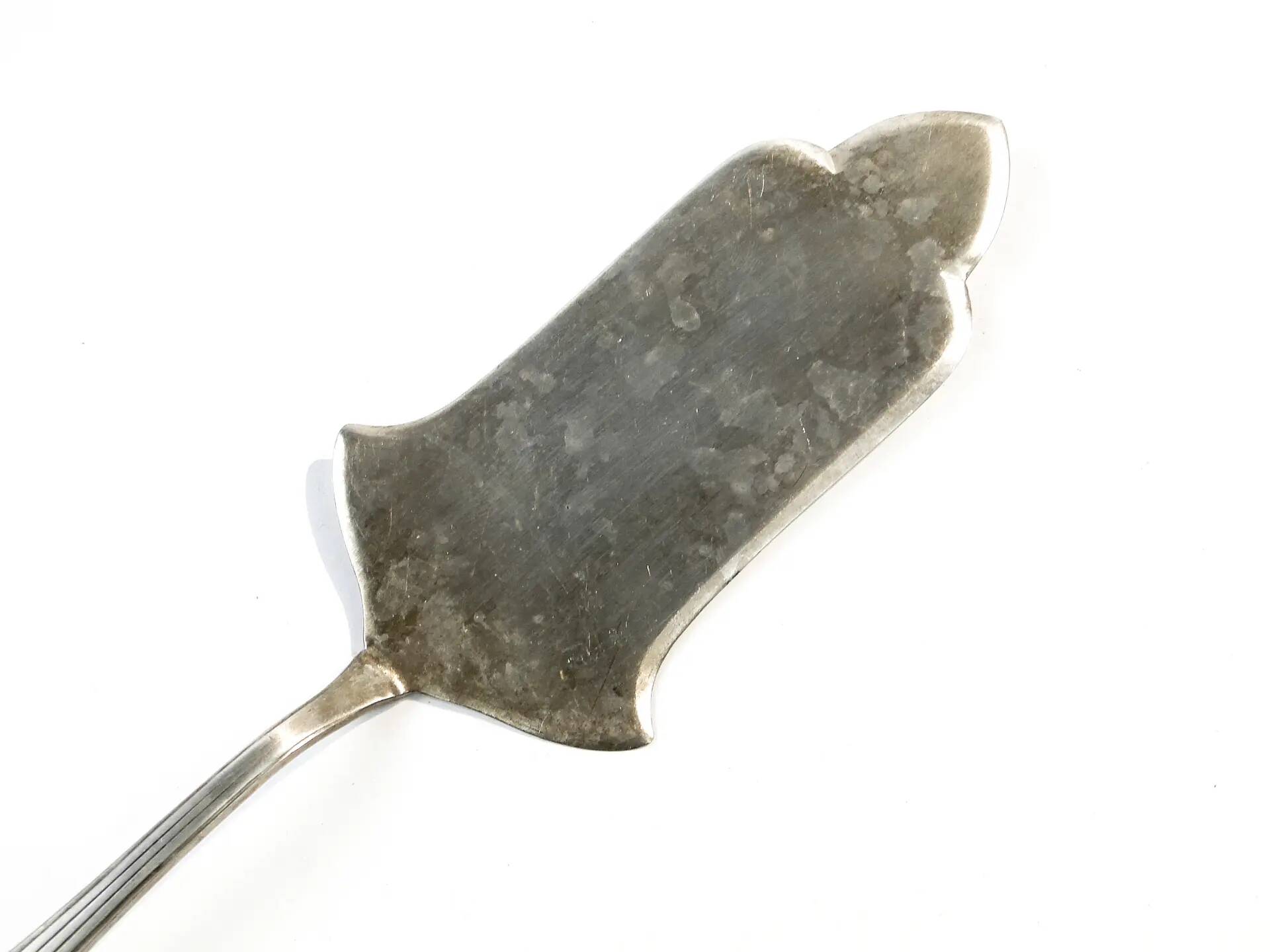 Cake server, Art Nouveau, silver-plated brass, Argentor, Hungary, early 20th century