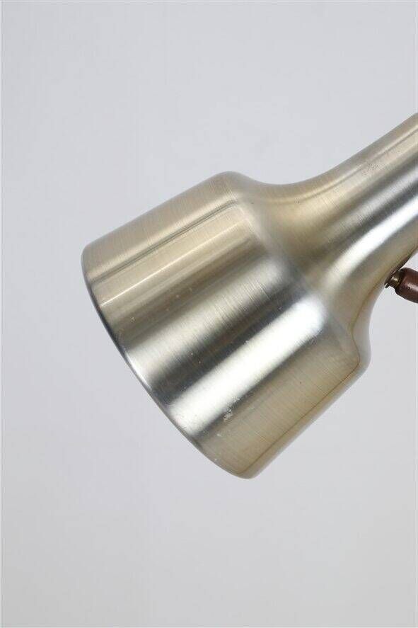 Dansa lamp / C. V. Østergaard floor lamp / reading lamp with "rocket" base / 1960s / 1970s / brass / Danish modern design
