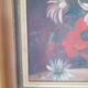Tableau bouquet de coquelicots bleuets et marguerites