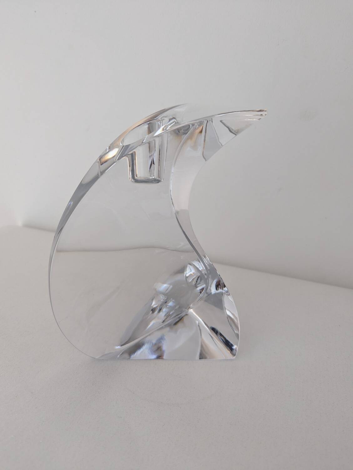 Crystal candle holder