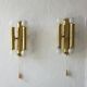 Italian brass wall lights