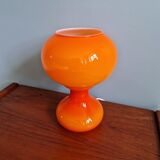 Space Age table lamp in orange glass, Massive, 1960
