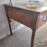 Louis Philippe desk with turned legs