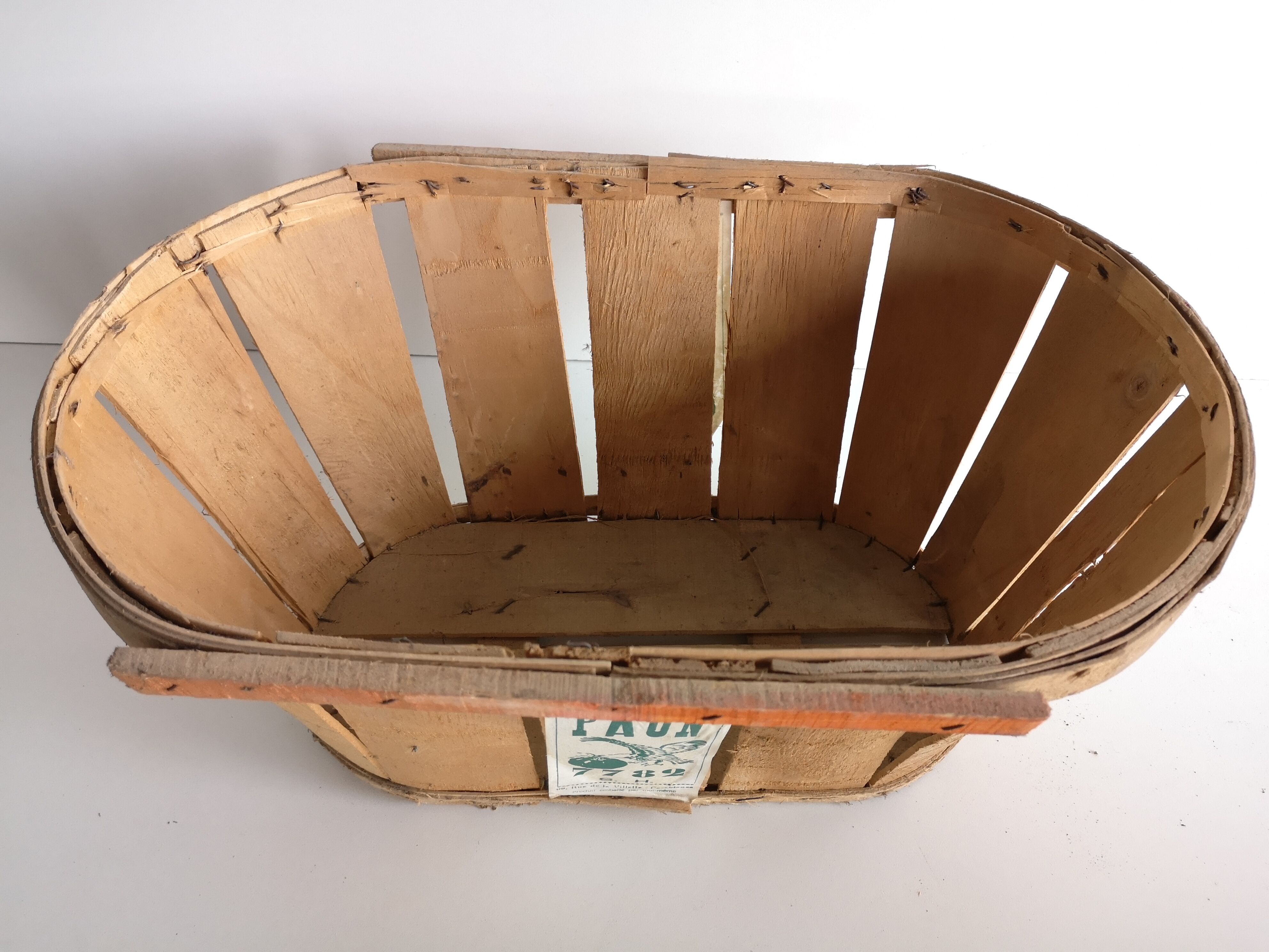 Batch of 6 storage cases, old fruit crates