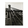 Photograph black and white silver print circa 1970 architecture
