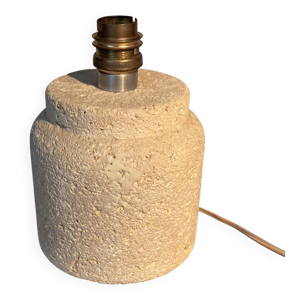Lampe de chevet en travertin - 1960