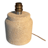 1960 travertine bedside lamp