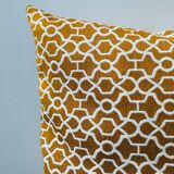 Ochre cushion motifs Seville