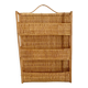 Étagère vintage en osier et rotin