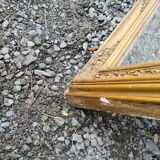 Old large-format mirror 88x133cm