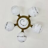 Hillebrand Sputnik Ceiling lamp flush mount , 1970s