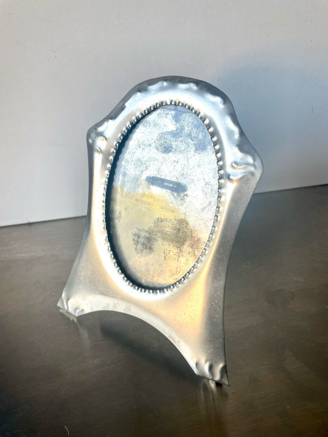 Art nouveau metal picture frame