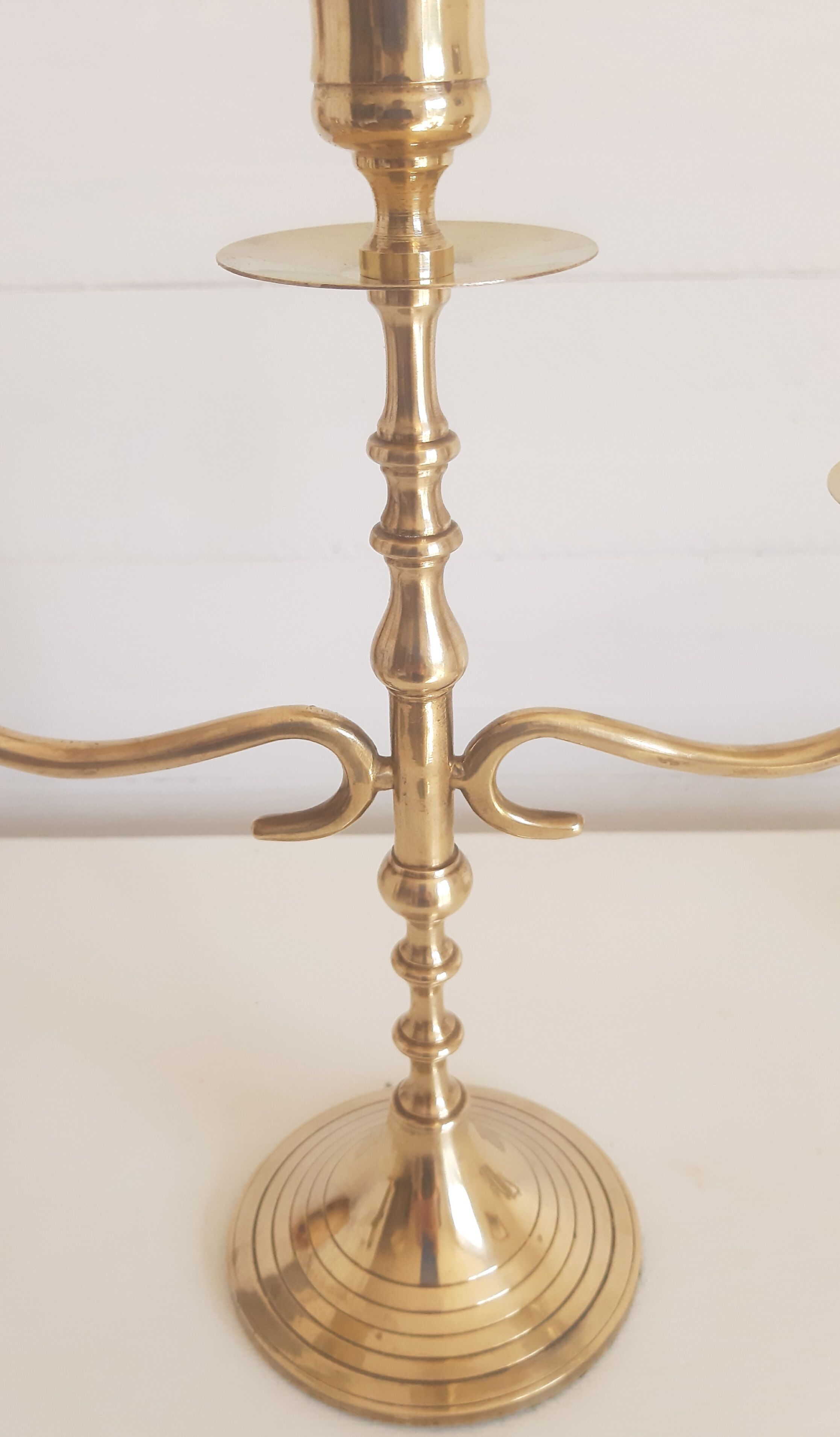 Brass chandelier/candle holder