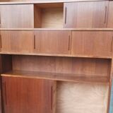 Large teak buffet bookcase 1950