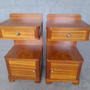 Art Deco bedside tables in pairs