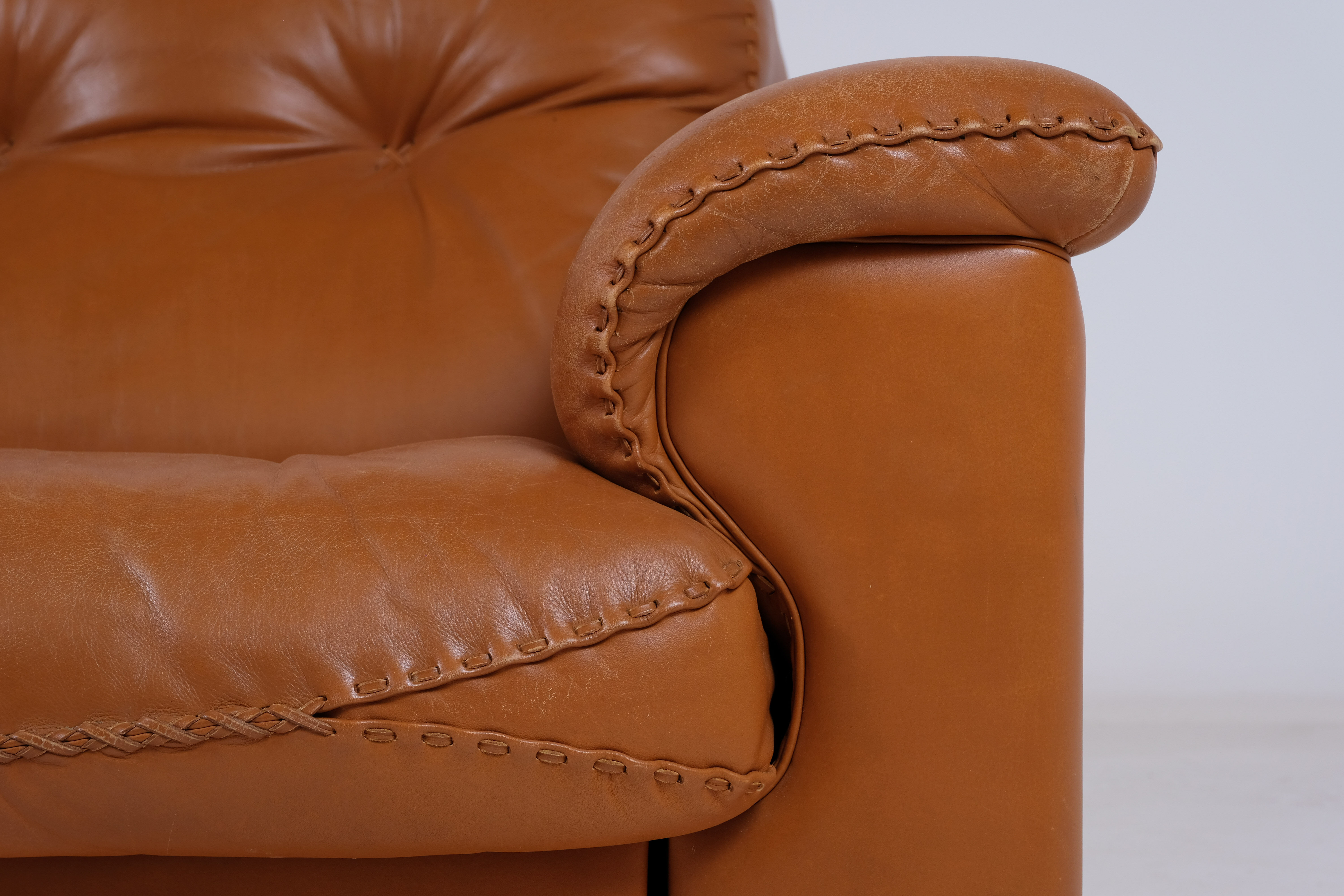 De Sede 101 adjustable 2-seater leather sofa