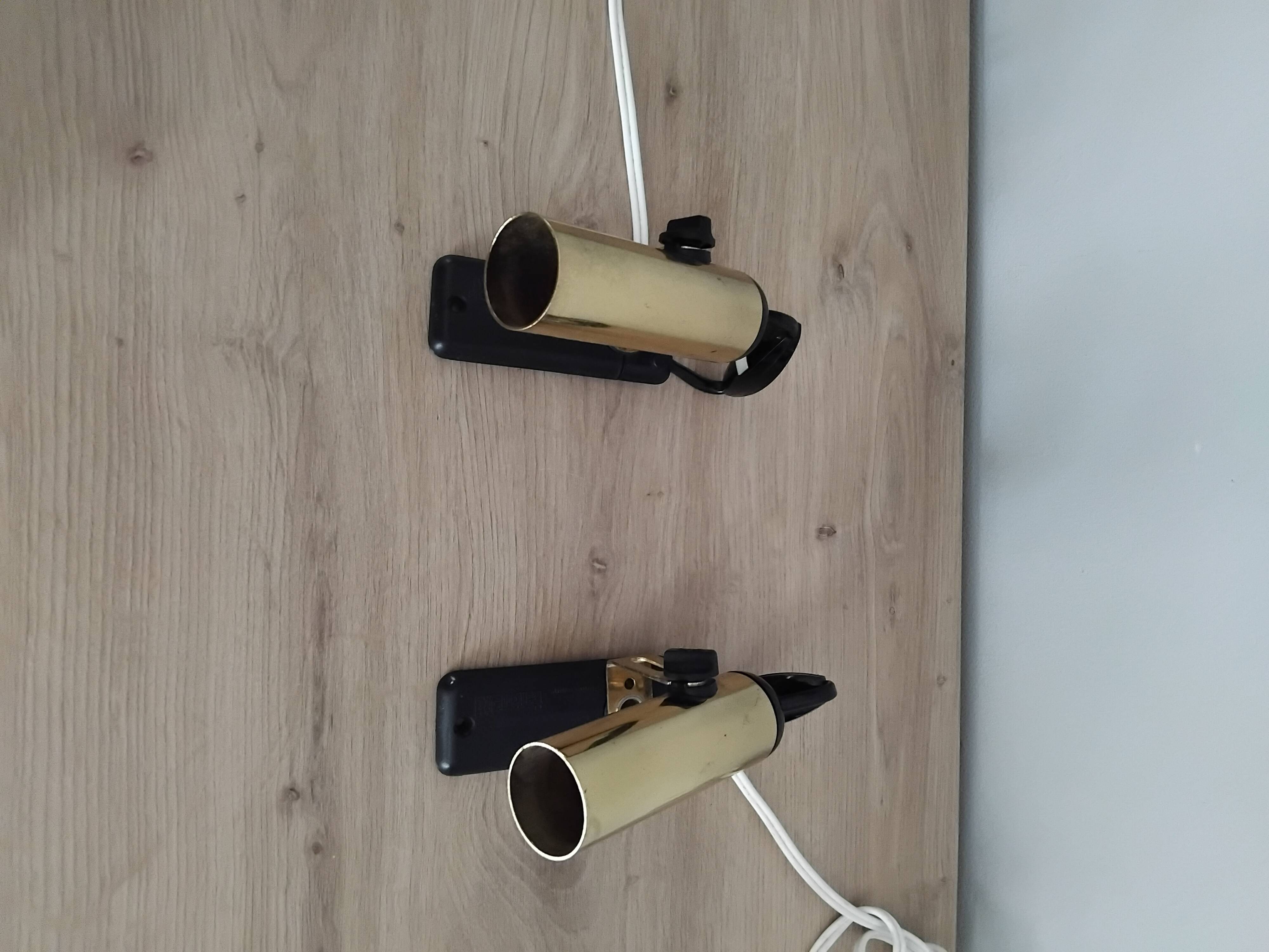 Pair of vintage TARGETTI SANKEY spotlights
