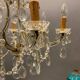 Lustre vintage en cristal 1950