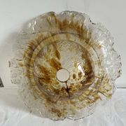 Suspension abat-jour verre de murano vintage