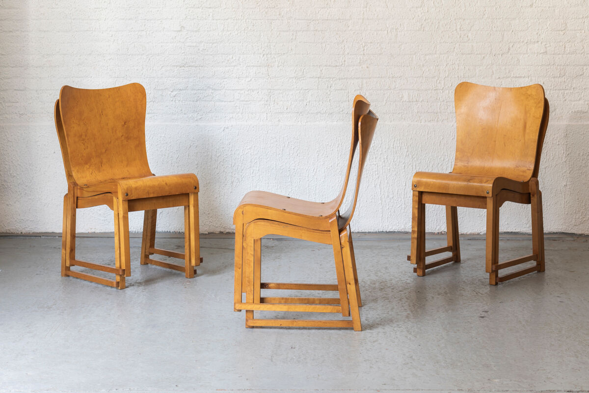Set of 6 dining chairs by Bengt Jonsson, Sweden, 1950’s