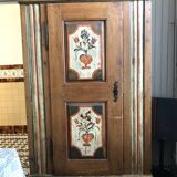 Armoire meuble polychrome alsacien 1757