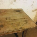 1900s country table/bistro table in its pattine