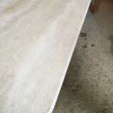 Travertine coffee table