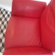 Poltrona Frau Chancellor President red office chair with wheels