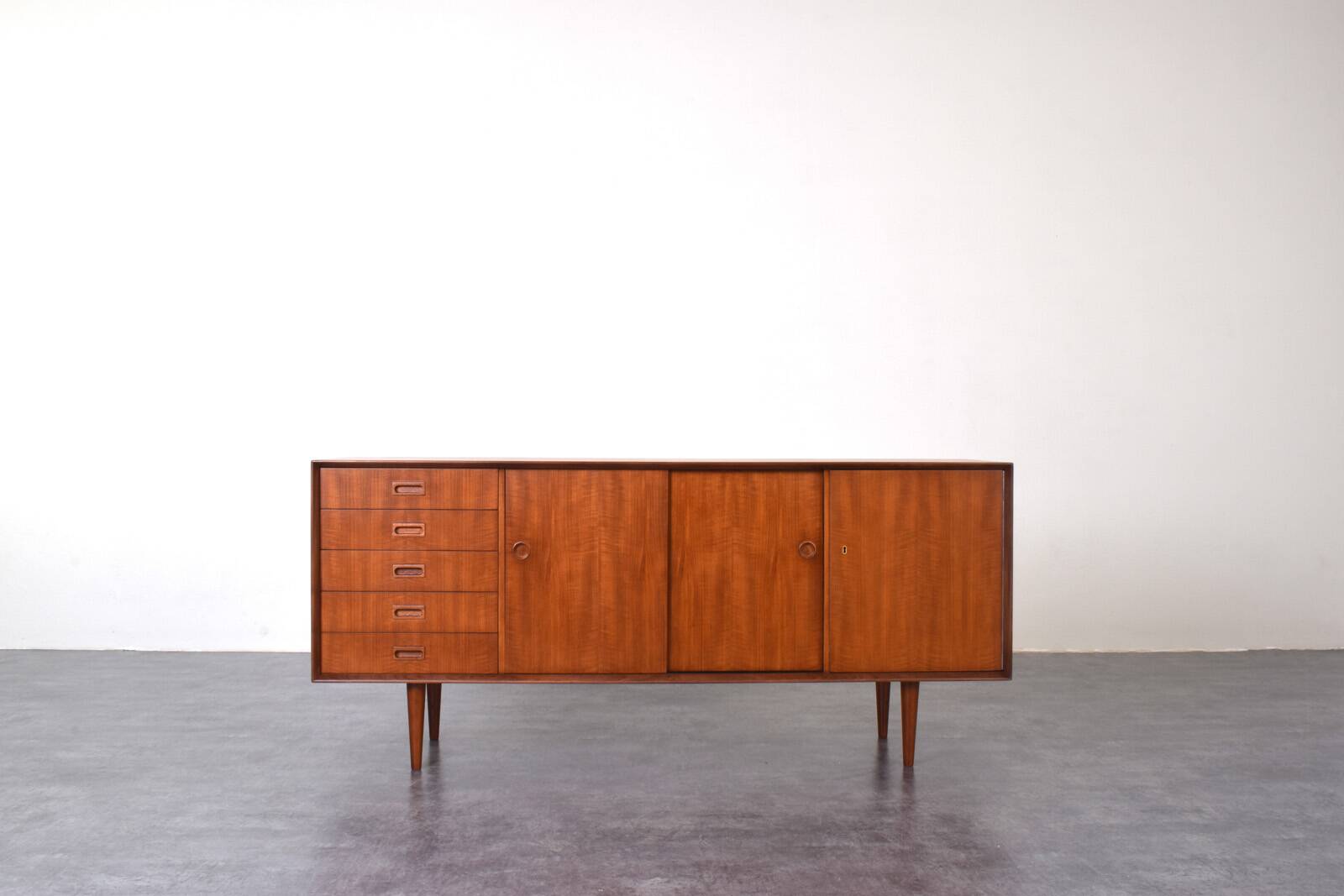 Mid-Century Danish Teak Sideboard, 1960s.