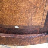 Marquetry bedside table