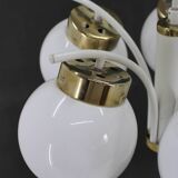 1970s Glass Chandelier by Instala Decin, Czechoslovakia