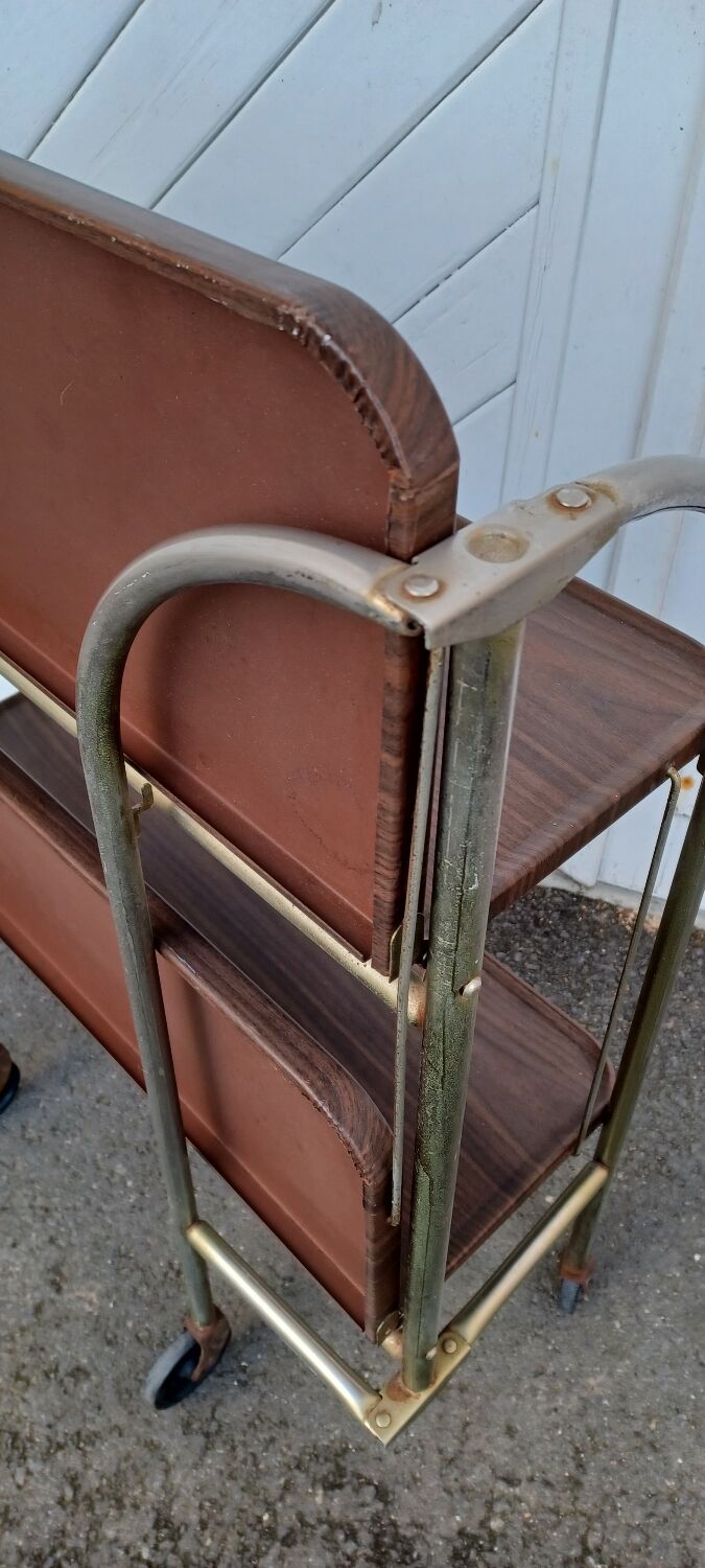 Vintage folding dessert table