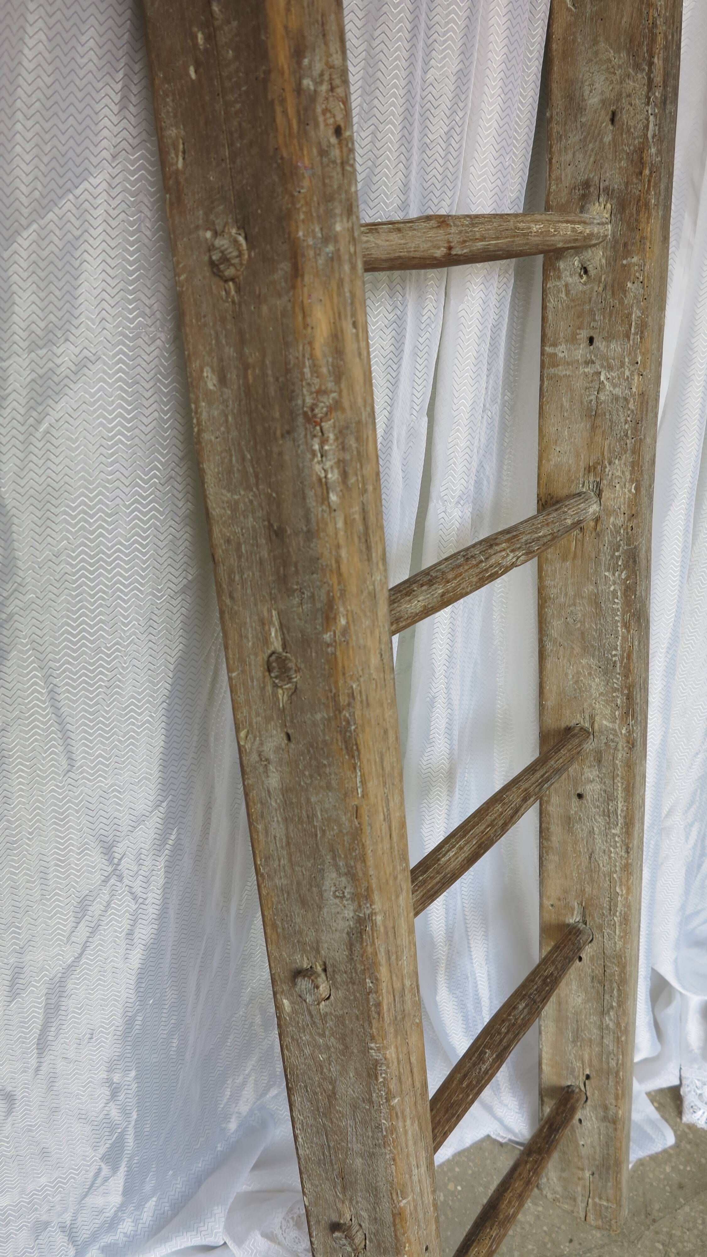 decorative rustic ladder