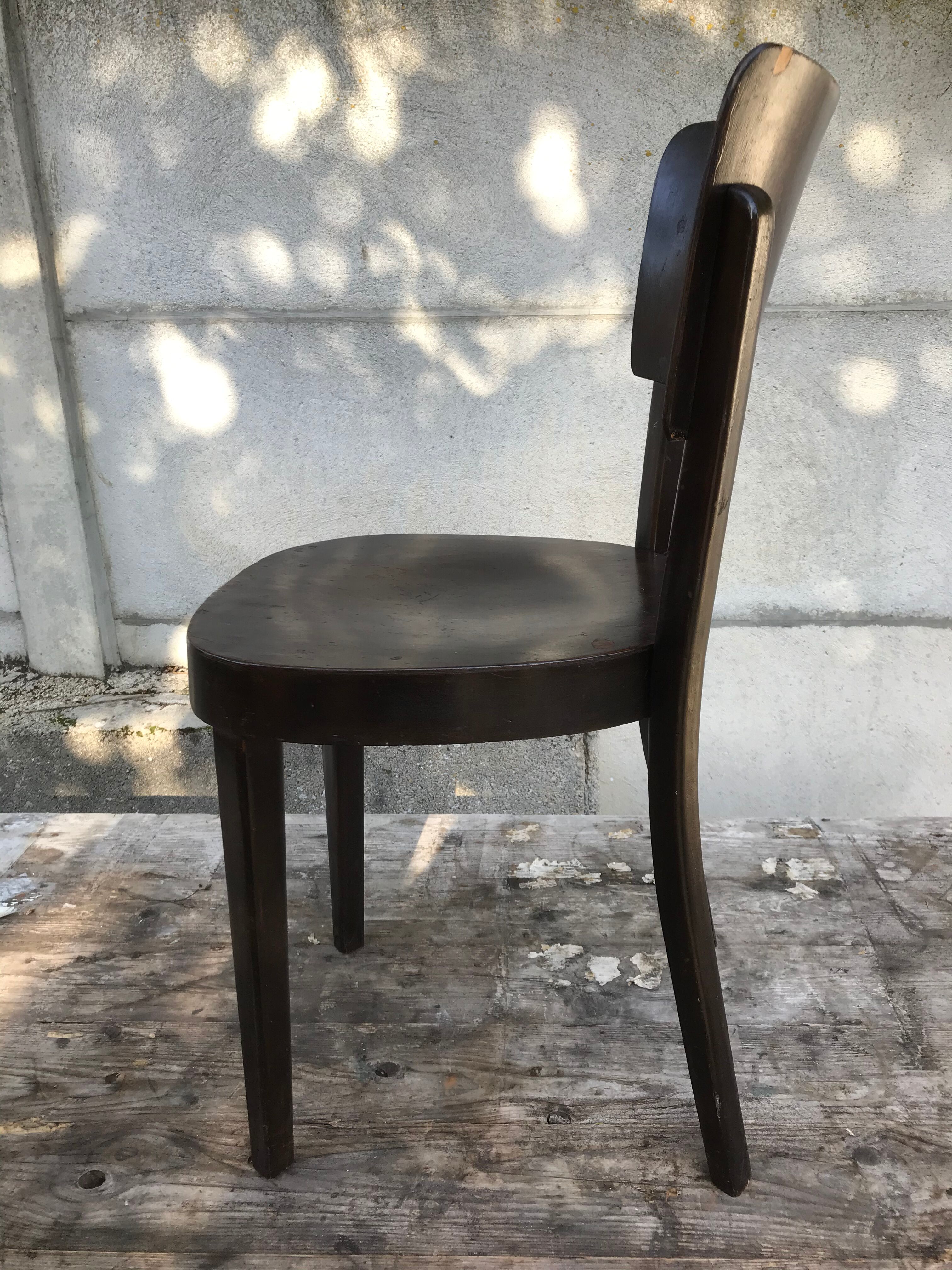 Old Dark Wood Vintage 50s