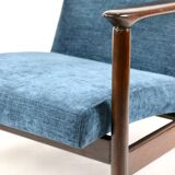Fauteuil Blue Ocean GFM-142 par Edmund Homa, années 1970