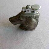 Silver metal table lighter