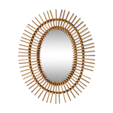 Rattan mirror 1960 48x60cm