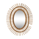 Rattan mirror 1960 48x60cm