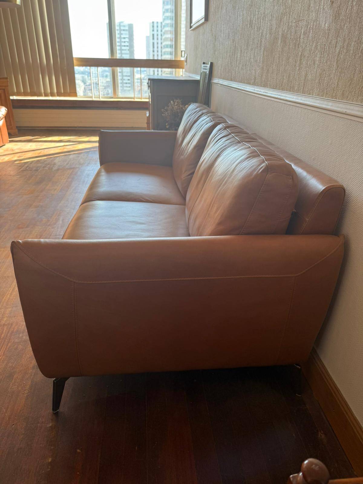 Leather sofa