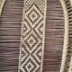 Braided rattan tray
