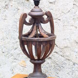 Pied de lampe en bois H56
