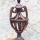 Pied de lampe en bois H56