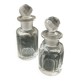 Lot de 2 petits flacons à parfum