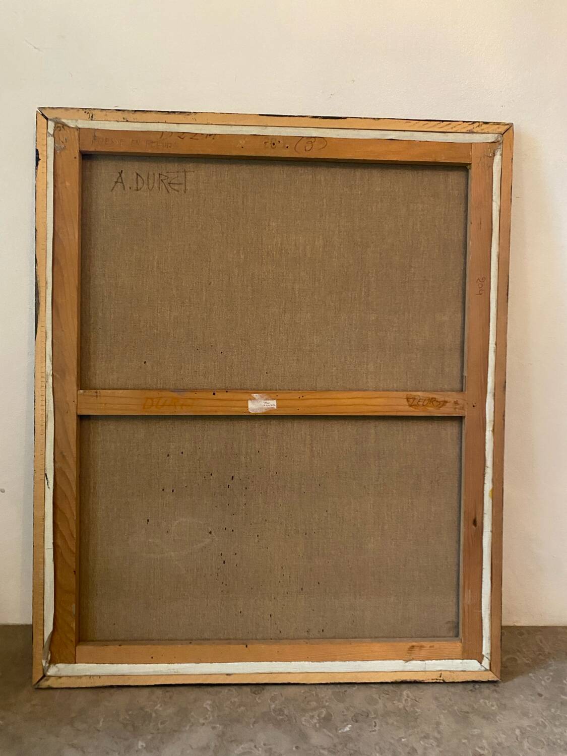 Flowers signed Duret