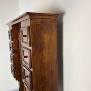 Walnut cabinet with 8 drawers Stipo Monetiere, Piedmont 17th century, furniture Italy 17th century
